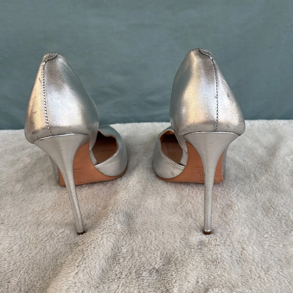 SCHUTZ Cheslie Pumps Metallic Gray Size 11 - Picture 5 of 10